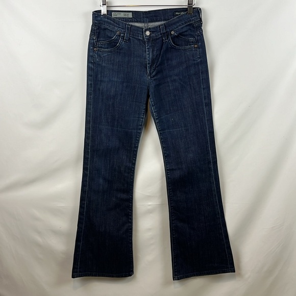 Citizen of‎ Humanity Hutton #251 Stretch High Rise Wide Leg Blue Jeans Size 27 - Picture 3 of 10